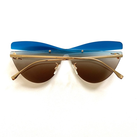Fendi Karligraphy Cat Eye Sunglasses